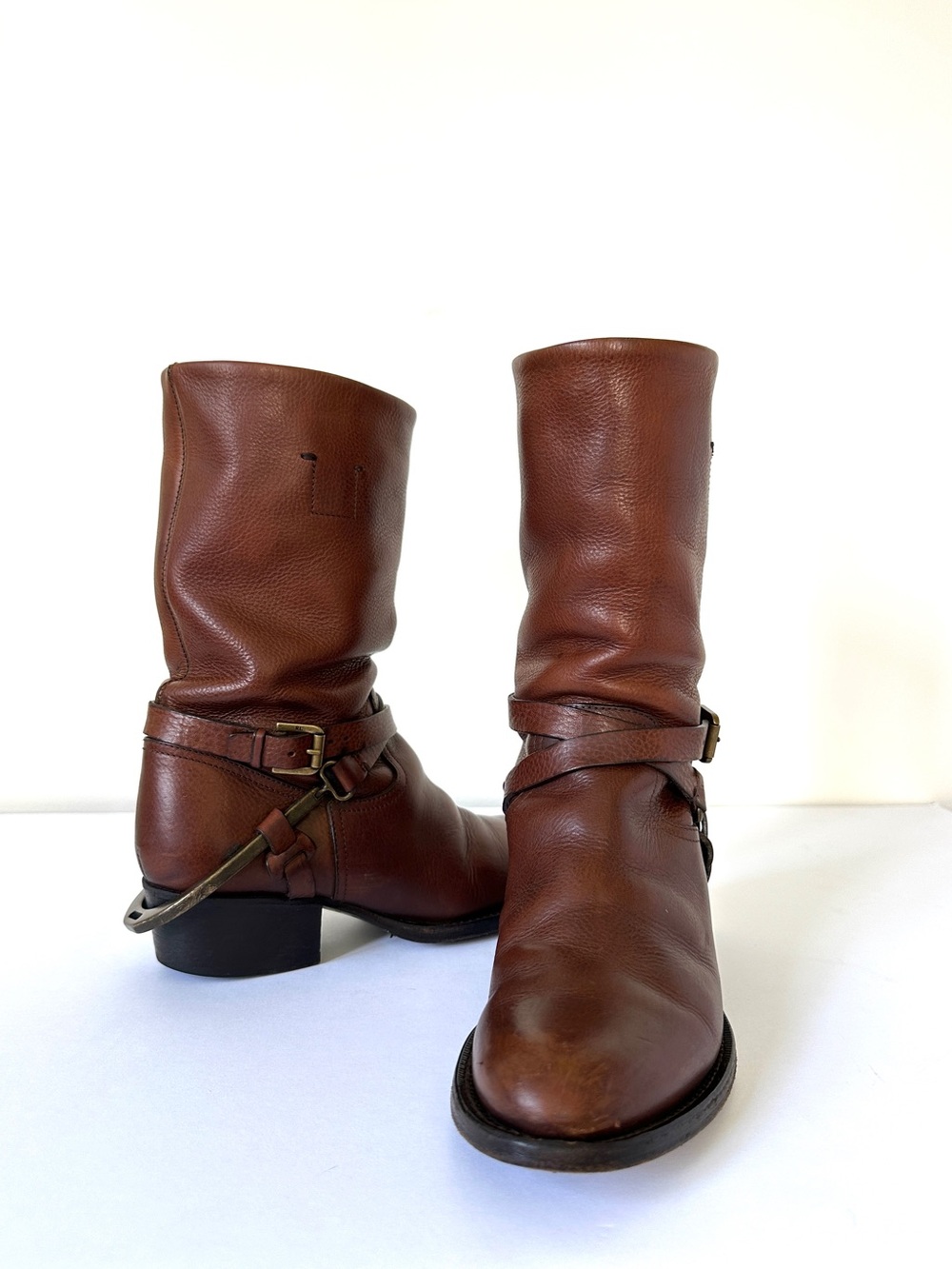 Ralph Lauren Collection Horse Bit Western Boots - Picture 5 of 11